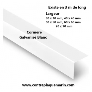 Plat galvanise blanc opale composites 1